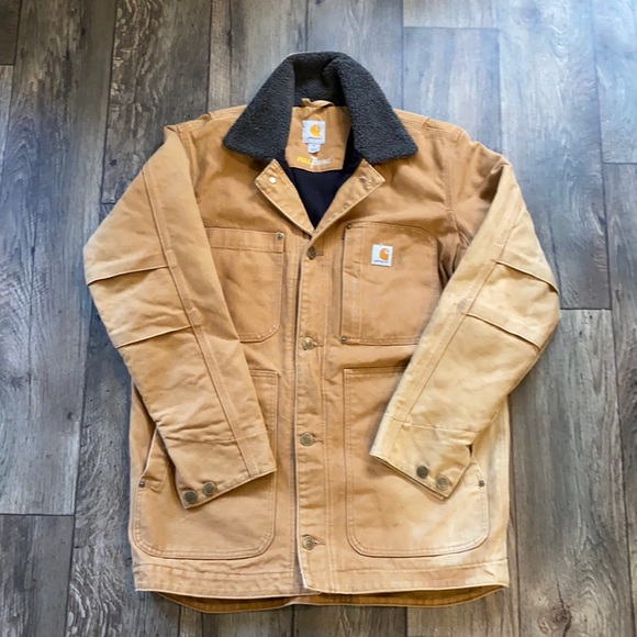 faded carhartt jacket